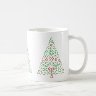 Café Caneca transversal da árvore de Natal do ponto
