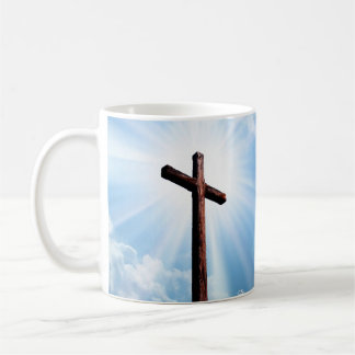 Café Caneca transversal de madeira