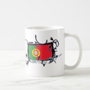 Café Caneca tribal de Portugal da bandeira
