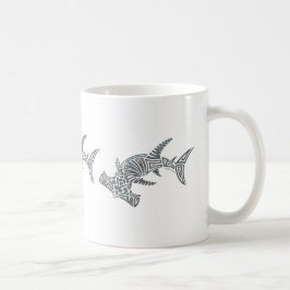Café Caneca tribal do envoltório do tubarão de