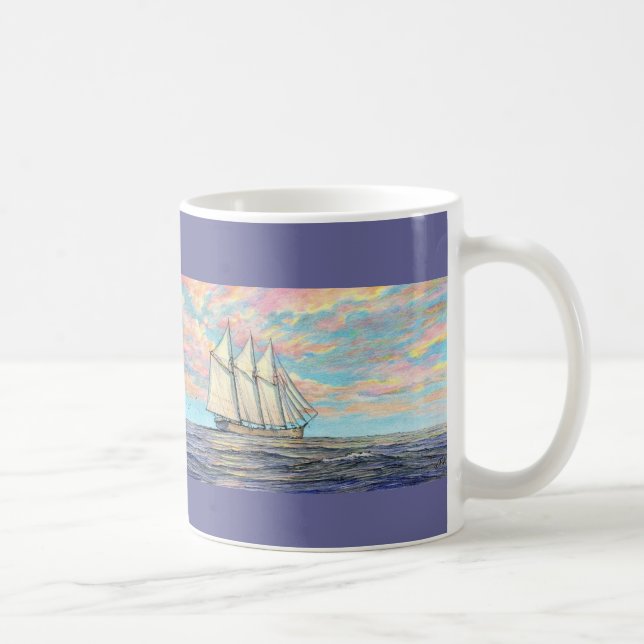 Café Caneca "Um Navio Escoluna Passageiro" de Paul McGe (Direita)