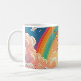 Café Caneca Unicórnio Azul | Terras de Fantasia Colorid