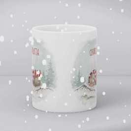 Café Caneca Urso de Inverno Personalizada – Design de A