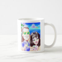 Caneca v. 1 da caricatura de Bugface
