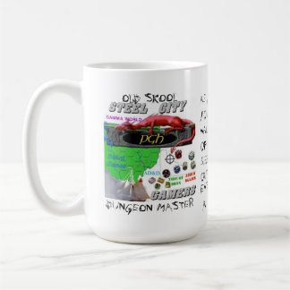 Café Caneca velha de Skool DM dos Gamers de aço da