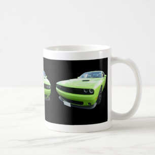 Café Caneca verde do desafiador de Dodge