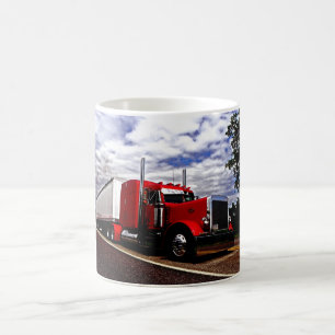 Café Caneca vermelha de Sensenig Peterbilt 379