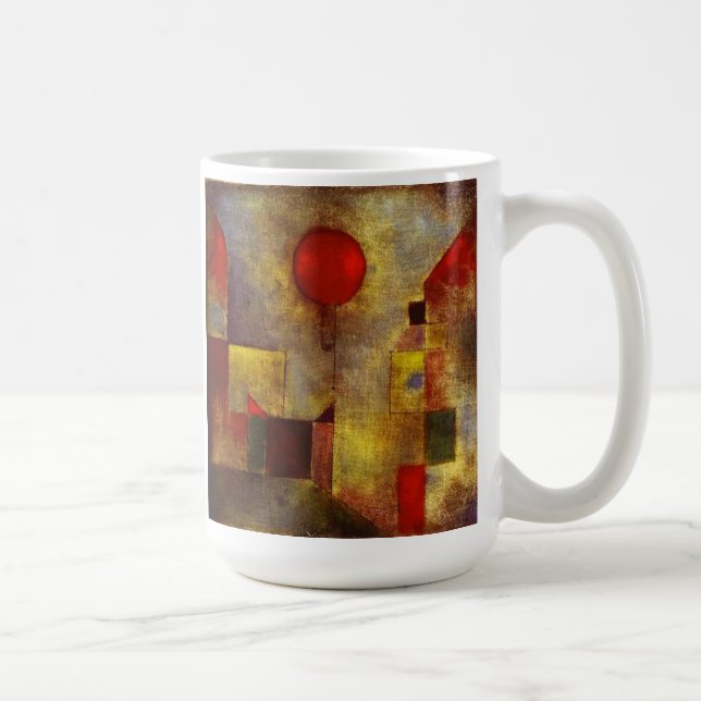 Café Caneca vermelha do balão de Paul Klee (Direita)