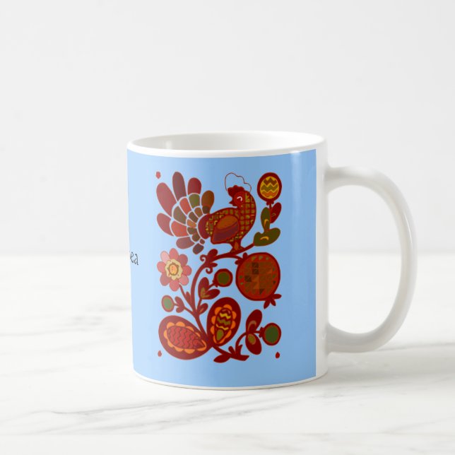Café Caneca vermelha do galo de Chaunticleer (Direita)
