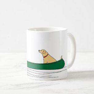 Café Caneca Viagem de Canoa com Cachorro