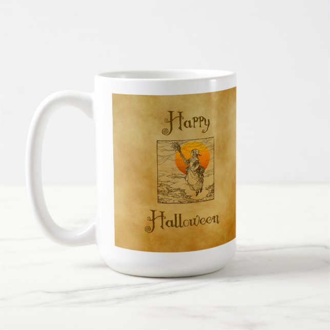 Café Caneca Vintage de Halloween (Esquerda)