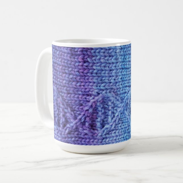 Café Caneca violeta quebrada cabo do ADN da malha de (Frente Esquerda)
