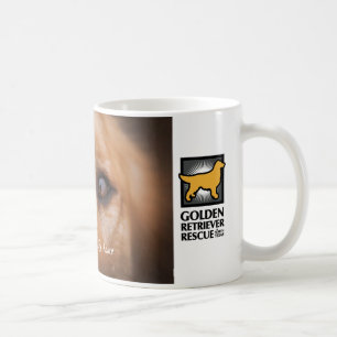 Café Cara de GRRNT de uma caneca dourada