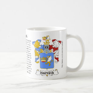 Café Casaco húngaro da família de Horvath da caneca d