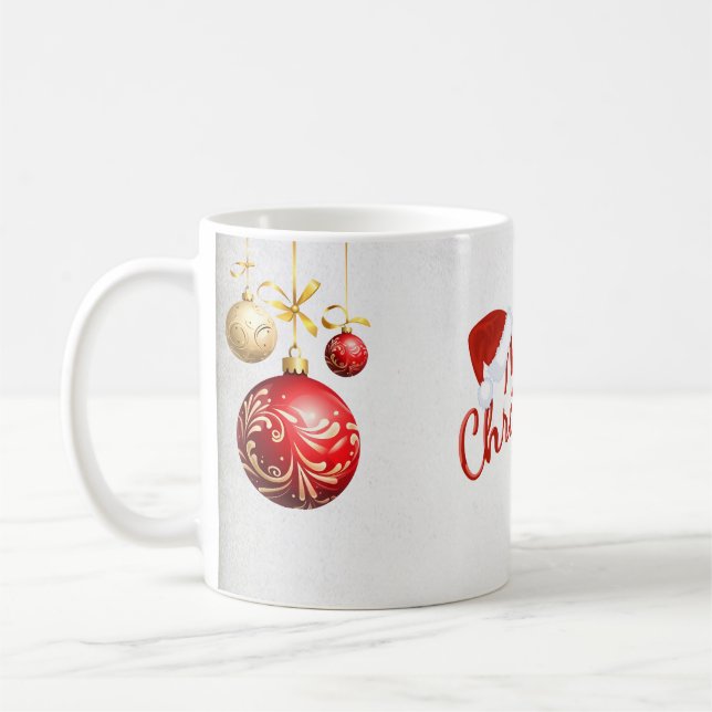 Café Casado branco, caneca de Natal (Esquerda)