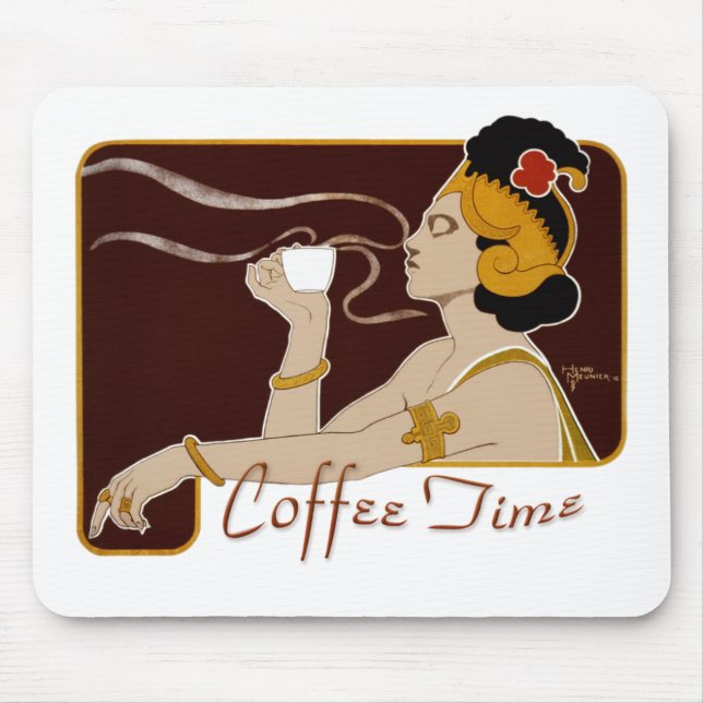Café CC0224 Art Nouveau Mousepad (Frente)