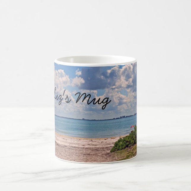 Café Cena da praia da caneca de Liz (Centro)