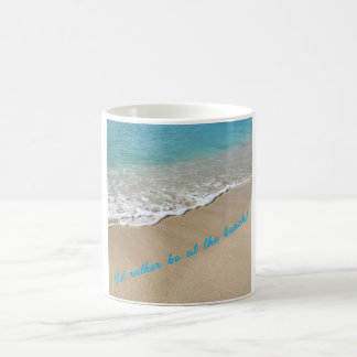 Café Cena de amantes de praia de Key West caneca