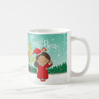 Café Chá com a caneca do Natal de Bea