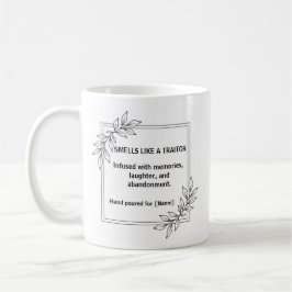 Café Cheiro de um Colega de Trabalho Traidor Caneca