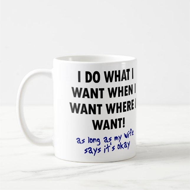 Café Citação Divertida para Caneca ou Caneca de Viagem  (Esquerda)