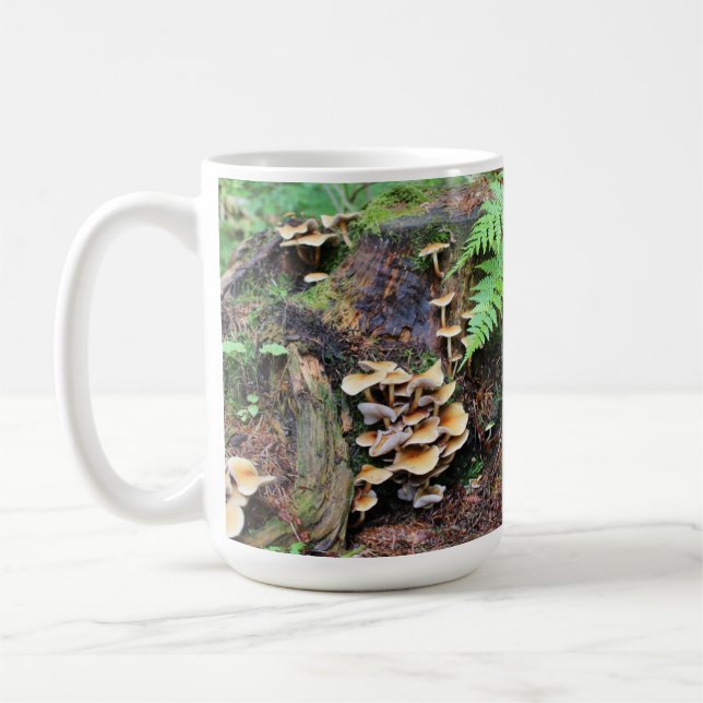 Café Cluster de Cogumelos - 15 oz. Caneca (Esquerda)