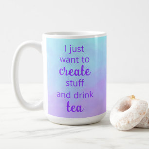 Café Coisa única de Crio e beba uma caneca de chá