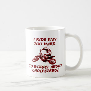 Café Colesterol - Caneca de Motocross Dirt Bike