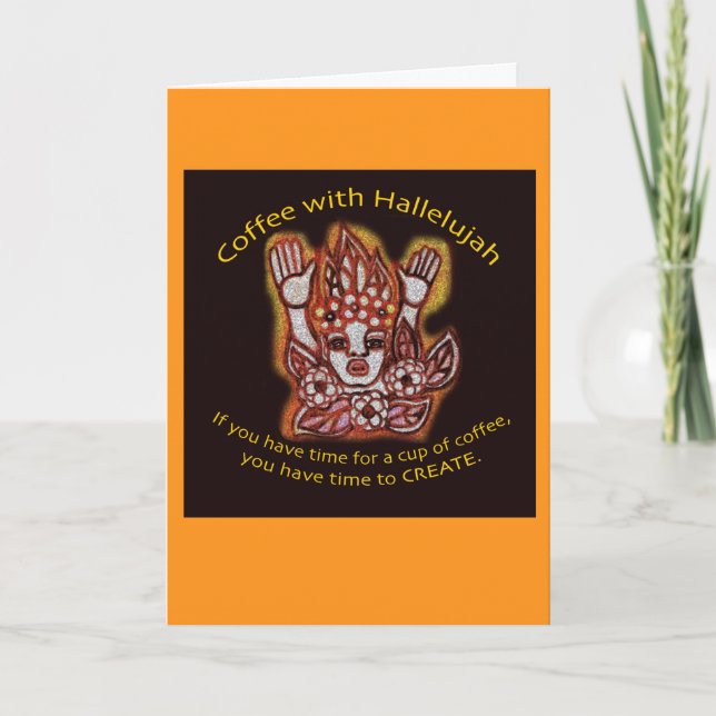 Café com Cartão Aleluia (Frente)