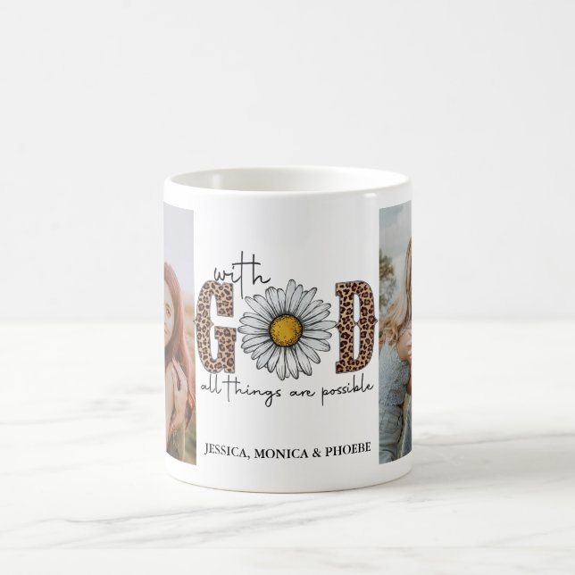 Café "Com Deus Todas as Coisas São Possíveis" Caneca de (Centro)