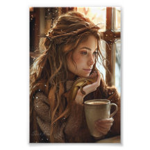 Café com Impressão de Fotografias Amigos