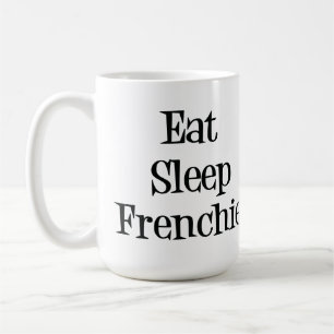 Café Coma a caneca de Frenchie do sono