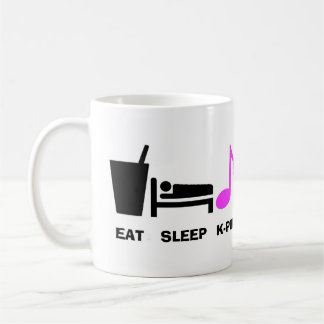 Café Coma a caneca de Kpop do sono