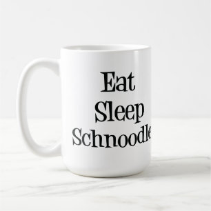 Café Coma a caneca de Schnoodle do sono