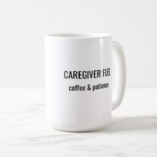 Café Combustível para Cuidadores e Caneca de Paciê