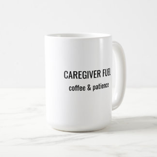 Café Combustível para Cuidadores e Caneca de Paciê