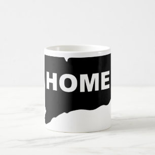 Café Conectar para casa longe da Mug ou Caneca de viage