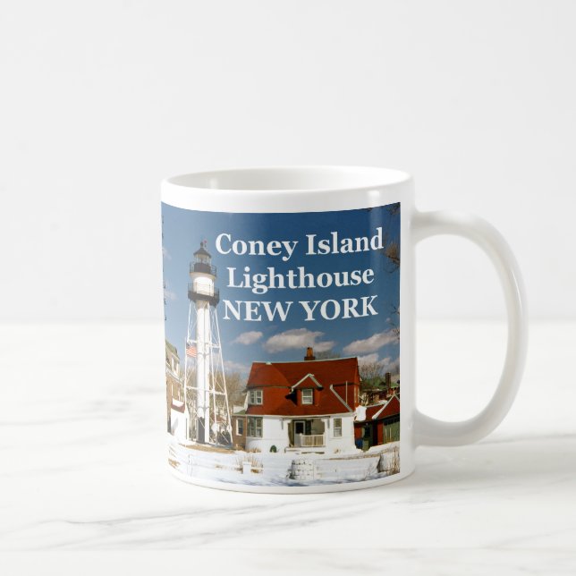 Café Coney Island, caneca do farol de New York (Direita)