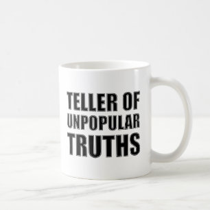 Café Contador de Verdades Impopulares Caneca Divertida