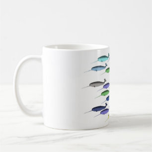 Café Copo da caneca do grupo de Narwhal