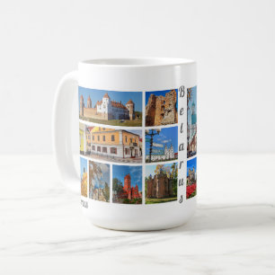 Café Copo Funky da caneca da colagem da arquitetura de