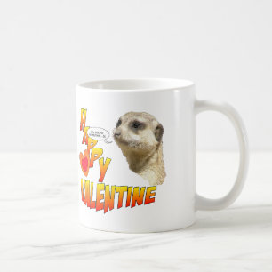 Café Corações felizes da caneca 2 de Meerkat dos