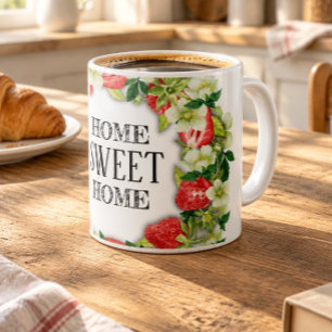 Café Coroa de Morango Caneca Clássica de Cerâmica Bra