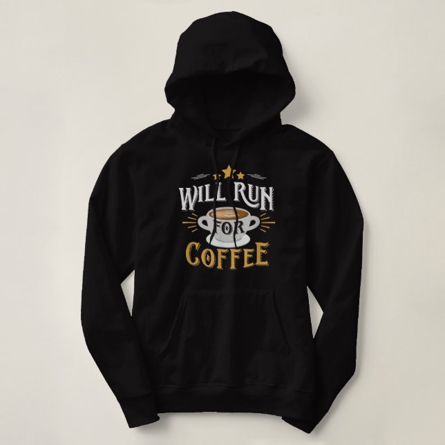 Café Corrente De Camisa Presente Para Homens Ou Mu (Frente do Design)