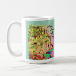 Café Costa de Amalfi da caneca de Italia pelo artista