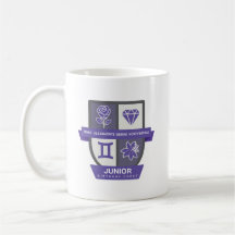 Crest™ de Aniversário de Gêmeos para Caneca de 1 a