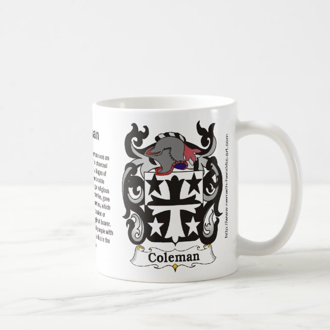 Café Crista da família de Coleman em uma caneca (Direita)