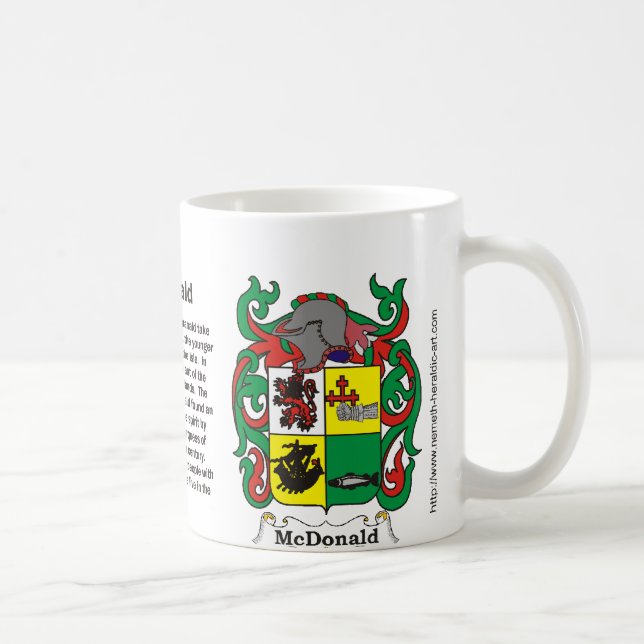 Café Crista da família de McDonald em uma caneca (Direita)