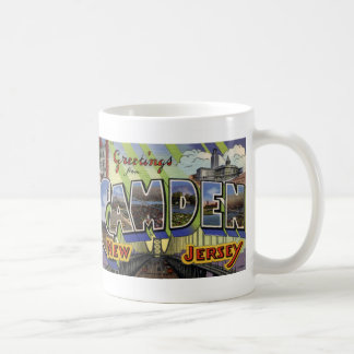 Café Cumprimentos de Camden, caneca do cartão do