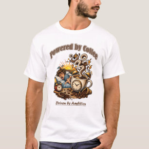 Café da Manhã Alarme Camiseta Novo Design